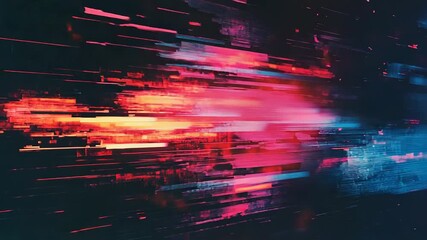 Rushing digital data stream abstract background - Powered by Adobe