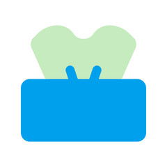 Obraz premium tissue paper duo tone icon