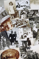 COLLAGE DI FOTO ANTICHE