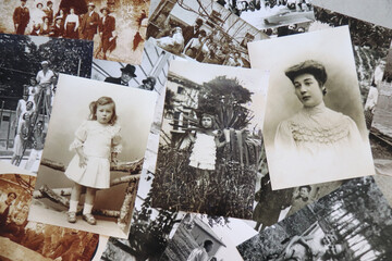 COLLAGE DI FOTO ANTICHE