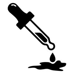 Medicine dropper icon