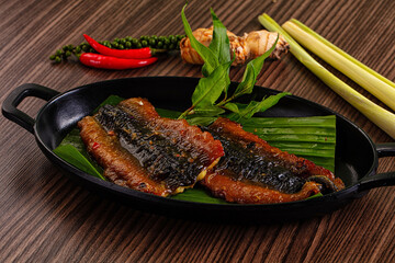 Gourmet Grilled fresh eel fish