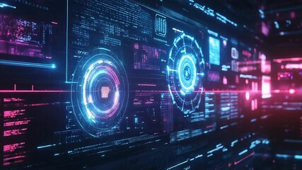 Digital dashboard displaying information data and future analytics - Powered by Adobe