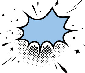 Cartoon Splash Speech Balloon