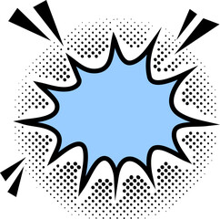 Cartoon Splash Speech Balloon