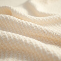 close up of cotton fabric