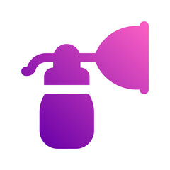 breast pump gradient icon