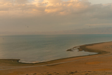 The road across the Tien Shan Mountains to Song - Kul Lake , Kyrgyzstan