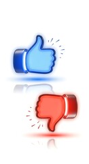 Thumbs Up and Thumbs Down - Expressing Approval and Disapproval.