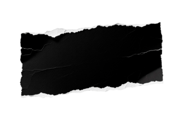 black torn paper background