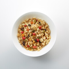 朝ごはんの爽やかなイメージ_グラノーラ