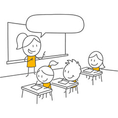 Sharing Knowledge in the Classroom Moments When a Teacher Enthusiastically Conveys New Ideas to Students.