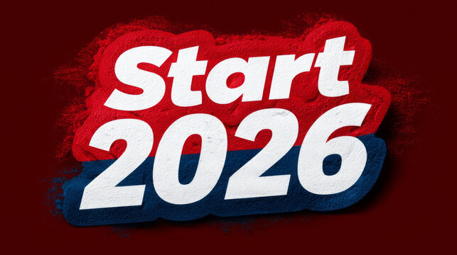 Race event poster announcing Start at 2026 for participants in an exciting competition