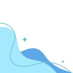 Aesthetic Wave Corner Blob