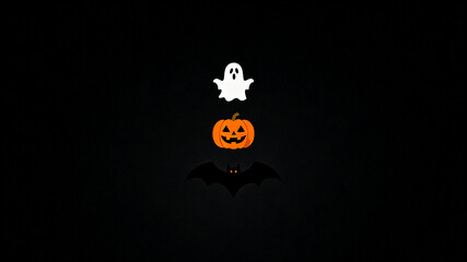 halloween background with pumpkin