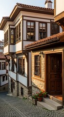 Charming Traditional Turkish Architecture in Safranbolus Historic District.