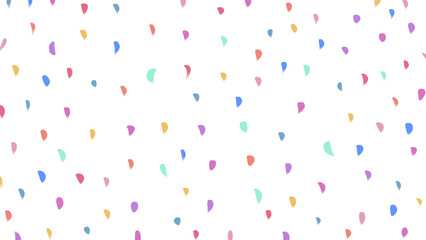 Colorful Abstract Pattern: Pastel Confetti on transparent Background - Celebration, Party, Festive, Happy, enjoyment, event