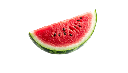 みずみずしい夏の味わいを感じるスイカ｜背景なし・透過PNG