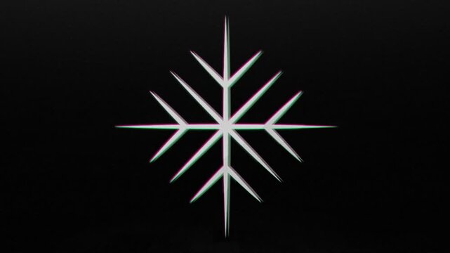 Frost icon animation with electrify effect