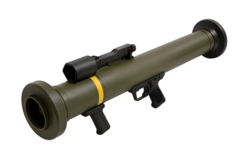AT4A Anti-Tank Laser Missile Launcher – Transparent PNG