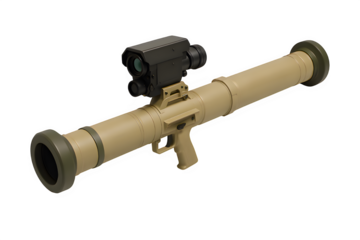 AT4A Anti-Tank Laser Missile Launcher – Transparent PNG
