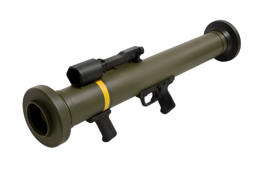 AT4A Anti-Tank Laser Missile Launcher – Transparent PNG