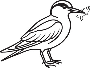 Obraz premium Adobe illustrator artwork of a bid with a catch