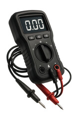 A robust voltmeter designed for testing equipment in a home workshop.