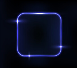 Neon, frame, border, round in a bright futuristic glow. Transparent PNG perfect for Overlay in cyber, disco, or 80s-style tech designs. Includes high-quality glowing PNG ring element.