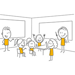 Sharing Knowledge in the Classroom Moments When a Teacher Enthusiastically Conveys New Ideas to Students.