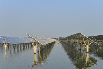 Solar panels green energy light energy