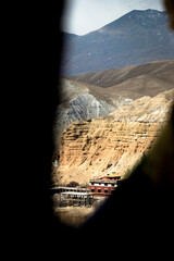 Fototapeta premium Tibetan Temple in the Upper Mustang Nepal