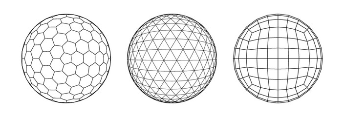 Global sphere grid illustration PNG. 3D wireframe earth globe line vector design