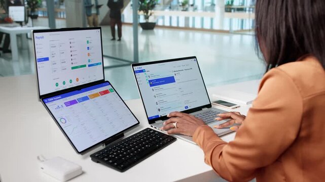 Person Using Email App On Laptop Device