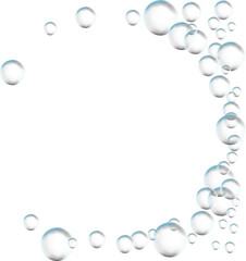 Realistic transparent soap bubbles with rainbow reflection. Isolated set composition. Bubble PNG. Set of realistic soap bubbles. Bubbles are located on a transparent background. r flying soap bubble