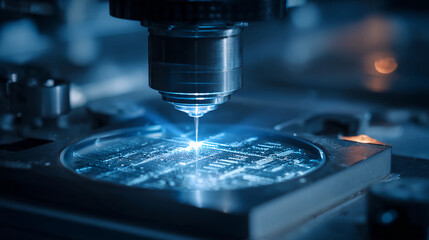Precision manufacturing of a microchip