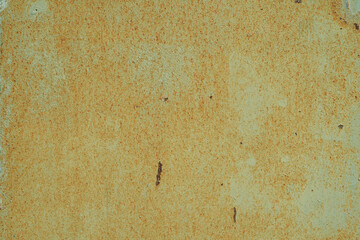old painted rusty metal wall