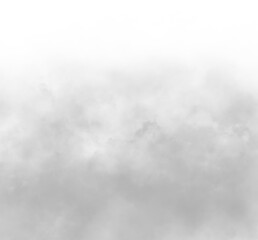 Realistic dry ice smoke clouds fog overlay perfect for compositing into your shots.   Fog or smoke isolated transparent background. White vector cloudiness, mist or smog background. PNG image