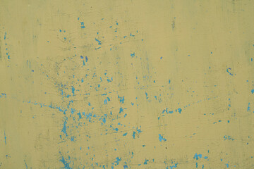 old painted rusty metal wall