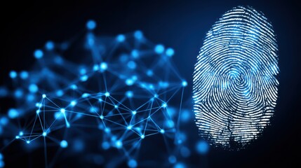 Digital fingerprint technology revolutionizing security measures in urban environments visual data modern context
