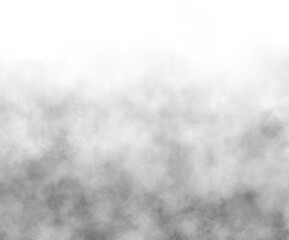 Realistic dry ice smoke clouds fog overlay perfect for compositing into your shots.   Fog or smoke isolated transparent background. White vector cloudiness, mist or smog background. PNG image