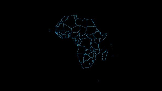 Morocco map on transparent background.Location of Morocco