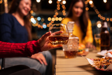 bartender pouring beer