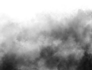 Realistic dry ice smoke clouds fog overlay perfect for compositing into your shots.   Fog or smoke isolated transparent background. White vector cloudiness, mist or smog background. PNG image