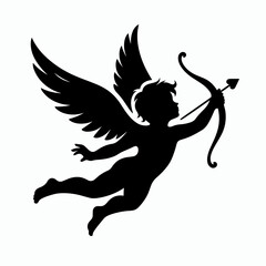 Cupid aiming at heart