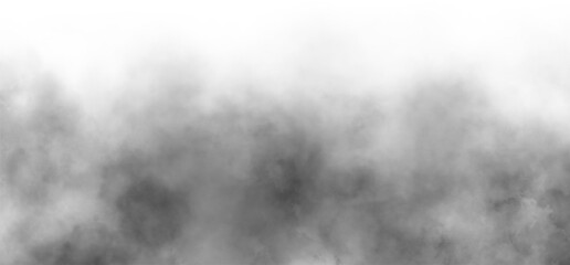 Realistic dry ice smoke clouds fog overlay perfect for compositing into your shots.   Fog or smoke isolated transparent background. White vector cloudiness, mist or smog background. PNG image