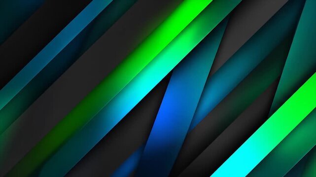 Abstract geometric background with colorful diagonal lines and shadows