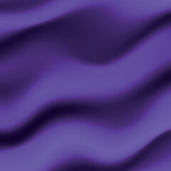Silk purple background. Abstract vector pattern with copy space. Liquid wave texture, smooth drapery wallpaper. Wedding fabric, satin. Wavy design for banner, card, postcard, backdrop.