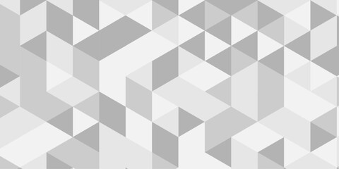 Overlap random vector element modern overlay diamond triangle mosaic paper white and gray low polygon web brochure layer space texture background.	