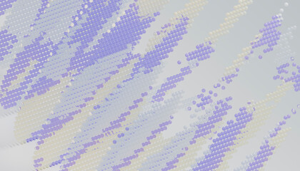Abstract 3D gradient flowing pattern with soft diagonal repetition